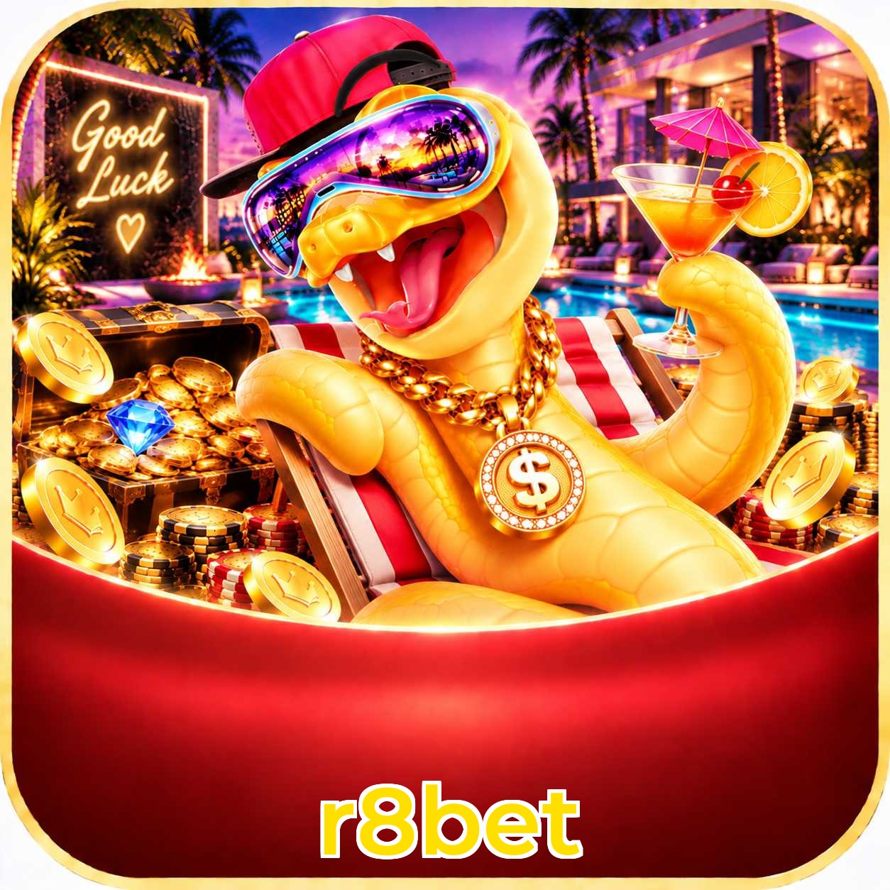 Contedo de jogos no canal Telegram r8bet